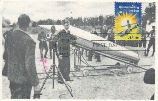 1915   18c   SKYLAB - Nazi experimental rocket post card