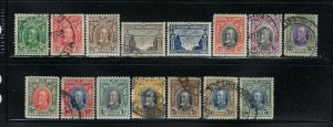 SOUTHERN RHODESIA SCOTT #16-30 1931-37 GEORGE V- 4 STAMPS MINT- OTHERS USED