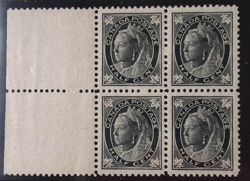 Canada #66 VF LH block of 4 C$80.00