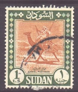 Africa Scott 159a, 1975 Camel Postman £1 used (see description)