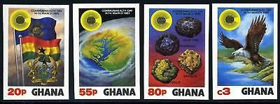 GHANA SCOTT# 822-5 COMMONWEALTH DAY 1983 IMPERF SET MNH