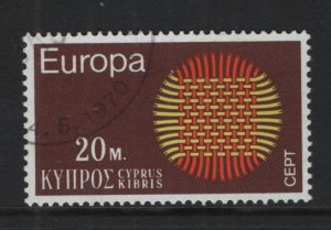 Cyprus    #340   cancelled  1970   Europa  20m