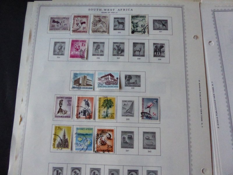 South West Africa 1923-1986 Stamp Collection on Album Pages