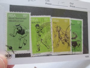 South Africa #456-9 used set 2023 SCV = $1.00