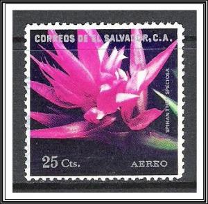 Salvador #C381 Airmail Orchids Used