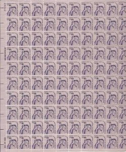 US Stamp - 1977 Contemplation of Justice - 100 Stamp Sheet-Scott #1592