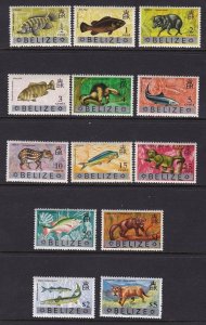 1973 BELIZE, Yvert - Animals - No. 302/314 set of 13 - MNH**