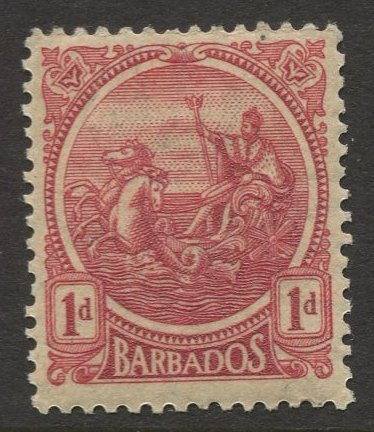 STAMP STATION PERTH Barbados #154 Seal Of The Colony Issue MVLH Wmk 4 -1921-24