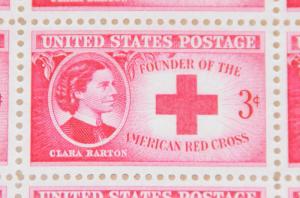 1948 sheet - Clara Barton - Sc# 967