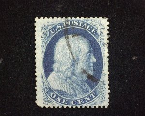 HS&C: Scott #24 Choice with faint cancel. XF Used US Stamp