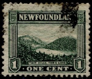 Newfoundland #131 Twin Hills Tors Cove Definitive Issue Used