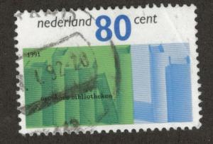 Netherlands Scott 802 Used 1991 stamp