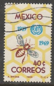 MEXICO 1006 50th Anniv of Int Labor Organization. Used. VF. (899)