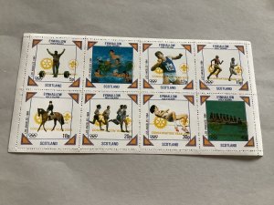 Eynhallow Holy Island Los Angeles 1984 Olympics mint stamps sheet R48844