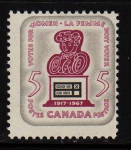 Canada - #470 Womens Suffrage  - MNH