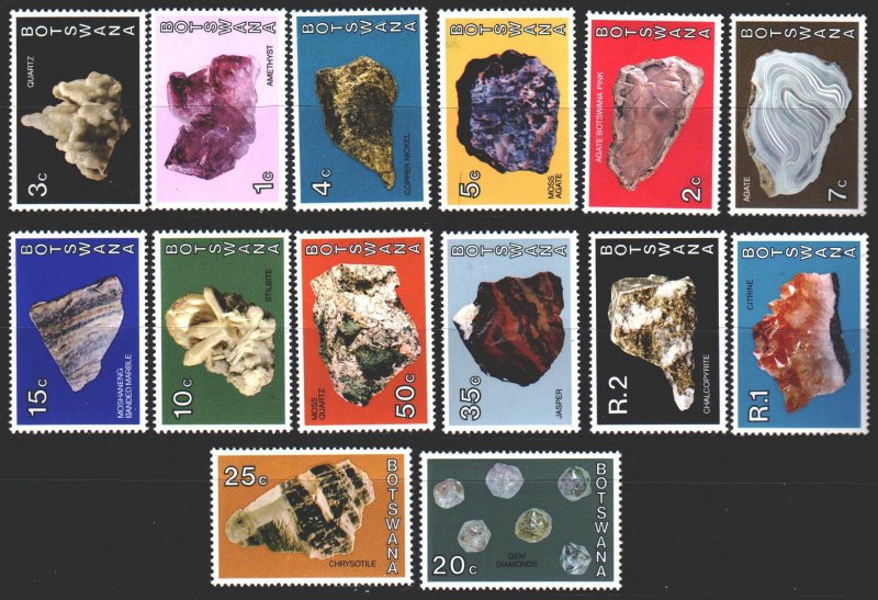 Botswana. 1974. 114-27. Minerals. MVLH.