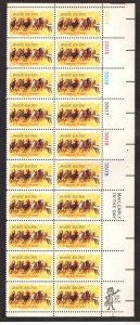 United States Scott #1528 Mint Plate Block NH OG, 20 beautiful stamps!