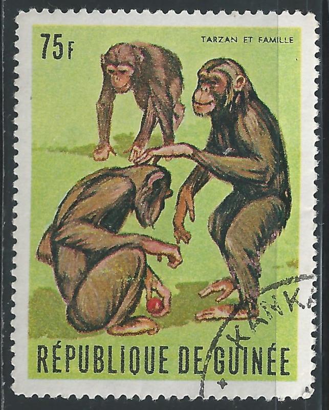 Guinea #533 75fr Tarzan & His Family