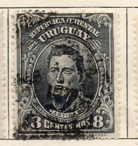 Uruguay 1910 Early Issue Fine Used 8c. NW-94052