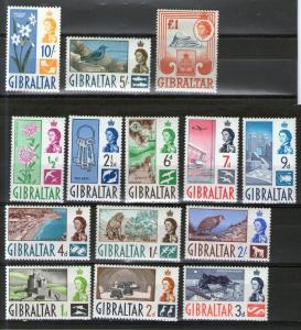 Gibraltar 147-160 MNH