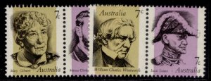 AUSTRALIA QEII SG537-540, 1973 famous Australians set, NH MINT. 
