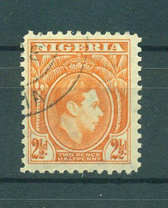 Nigeria sc# 57 (2) used cat value $2.75