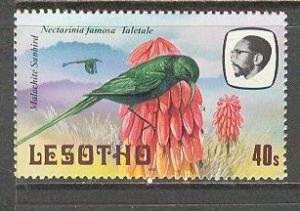 LESOTHO Sc# 329 MNH FVF Malachite Sunbird