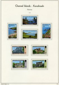 Channel Islands Collection on 58 pages -Guernsey and Alderney-SCV $415.00