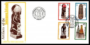 Solomon Islands 364-367 U/A FDC