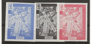 GB 1971 postal Strike Azim Express set of 3  MNH