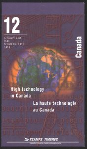 Canada Sc# BK191b Booklet MNH 1996 45c Hi Tech