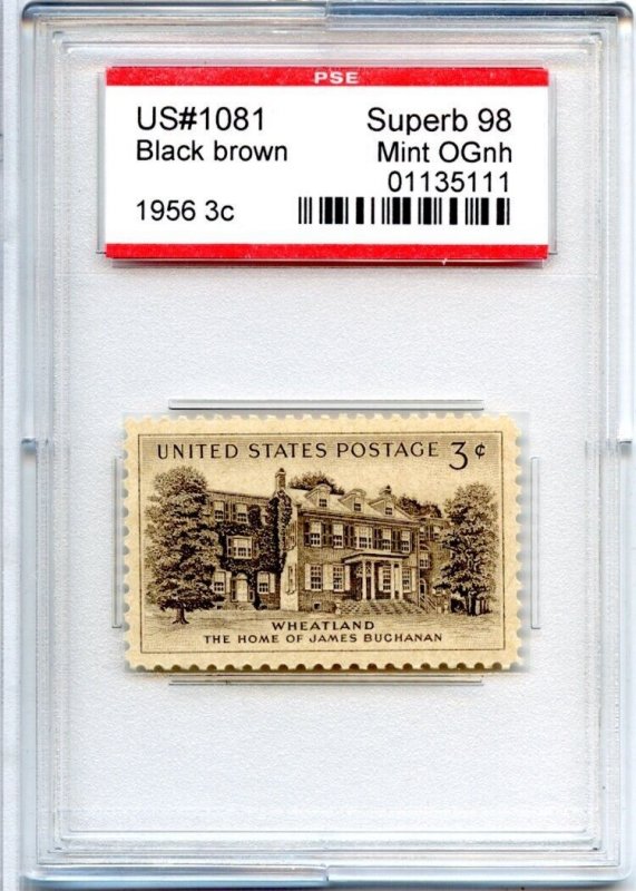 US SCOTT #1081 MINT-SUPERB-OG-NH GRADED 98 PSE ENCAPSULATED SMQ $65 (7/31/24 GP)