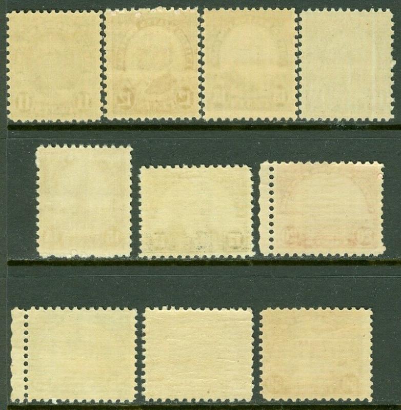 EDW1949SELL : USA 1931 Scott #692-701 Mint Never Hinged. Catalog $141.00.