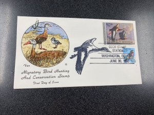 RW57 Black Bellied Whistling $12.50 First Day Of Issued 1990