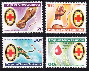 Papua NG Red Cross Blood Bank 4v SG#393/96 SC#521-24 MI#394-97