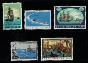 GREECE SG1112/6 1969 NAVY WEEK & MERCHANT MARINE YEAR MNH