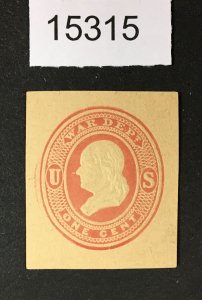 MOMEN: US STAMPS # WO31 UNUSED NO GUM $18 LOT #15315