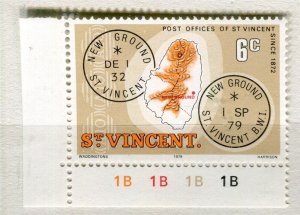 ST.VINCENT; 1979 early Post Office issue MINT MNH CORNER 6c. value