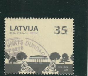 Latvia  Scott#  801  Used