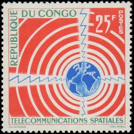 Congo People's Republic #106-107, Complete Set(2), 1963, Space, NH