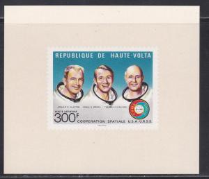 Burkina Faso # 370-371, C216-218, Apollo-Soyuz Mini Sheets NH,