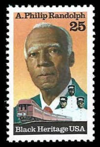 PCBstamps   US #2402 25c A.P. Randolph, Black Heritage, MNH, (36)