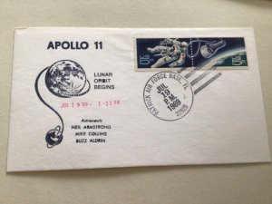 Apollo 11 Man on the Moon 1969 Moon Landing stamp cover   A13782