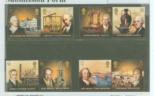 Great Britain #2646A-2652A  Single (Complete Set)