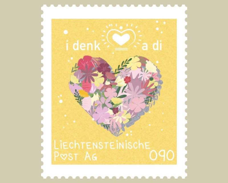 Stamps of Liechtenstein 2022 ( Pre order). -  I denk a di .