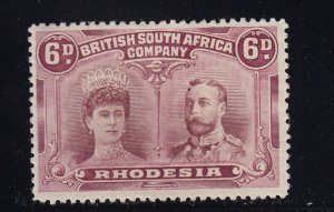 Rhodesia Scott # 108 F-VF OG previously hinged nice color cv $ 70 ! see pic !