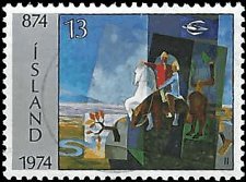 ICELAND   #462 USED (1)