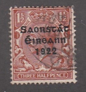 Ireland # 46, Overprinted Stamp, Used, 1/3 Cat.