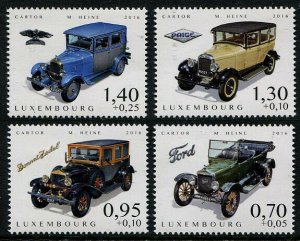 HERRICKSTAMP NEW ISSUES LUXEMBOURG Sc.# B494-97 Classic Cars 2016