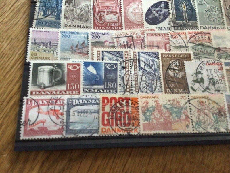 Denmark mounted mint or used stamps  A12355